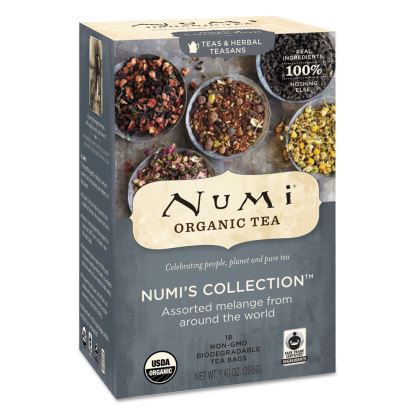 Organic Tea, Numi's Collection: Assorted, 18/Box1