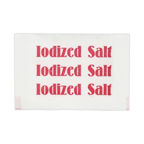 Iodized Salt Packets, 0.75 g Packet, 3,000/Box1