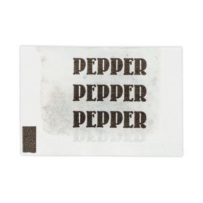 Pepper Packets, 0.1 g Packet, 3,000/Carton1
