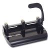 32-Sheet Heavy-Duty Two-Three-Hole Punch with Lever Handle, 9/32" Holes, Black1