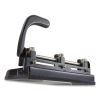 32-Sheet Heavy-Duty Two-Three-Hole Punch with Lever Handle, 9/32" Holes, Black2