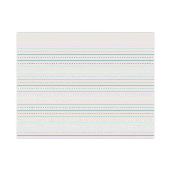 Alternate Dotted Newsprint Paper, 1/2" Two-Sided Long Rule, 8.5 x 11, 500/Pack1