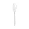 Fieldware Polypropylene Cutlery, Fork, Mediumweight, White, 1,000/Carton1