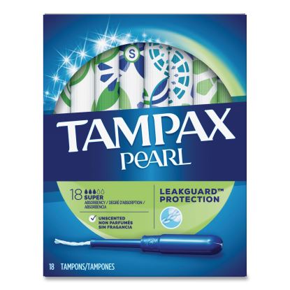 Pearl Tampons, Super, 18/Box1