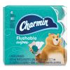 Flushable Wipes, 5 x 7.2, Unscented, 40 Wipes/Tub, 4 Tubs/Pack1