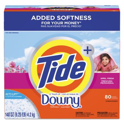 Touch of Downy Laundry Detergent, Powder, April Fresh, 148 oz Box, 2/Carton1