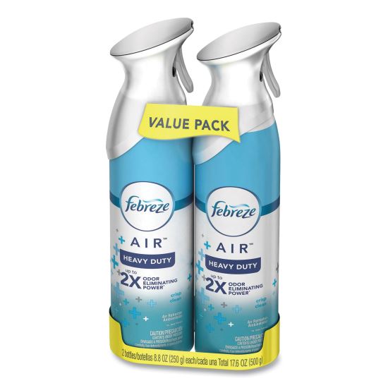 AIR, Crisp Clean, 8.8 oz Aerosol Spray, 2/Pack1