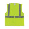 ANSI Class 2 Hook and Loop Safety Vest, 2X-Large, Hi-Viz Lime Yellow1