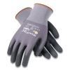 Ultimate Seamless Knit Nylon Gloves, Nitrile Coated MicroFoam Grip on Palm and Fingers, X-Large, Gray, 12 Pairs2