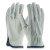 Top-Grain Leather Drivers Gloves with Shoulder-Split Cowhide Leather Back, X-Large, Gray2