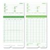 Time Clock Cards for uPunch HN3000, Two Sides, 7.37 x 3.37, 50/Pack2