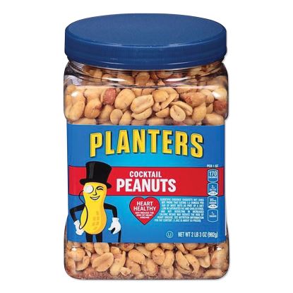 Cocktail Peanuts, Salted, 35 oz Canister1