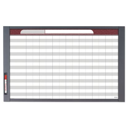 InView Custom Whiteboard, 36 x 24, Graphite Frame1