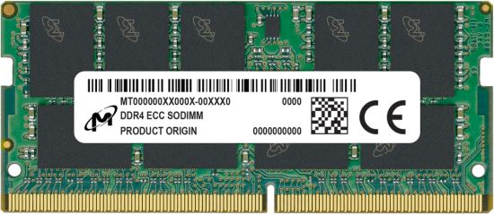 Micron MTA9ASF2G72HZ-3G2F1R memory module 16 GB DDR4 3200 MHz ECC1