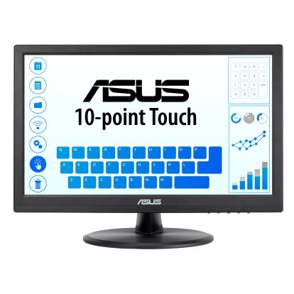 ASUS VT168HR 15.6" 1366 x 768 pixels WXGA LED Touchscreen Black1