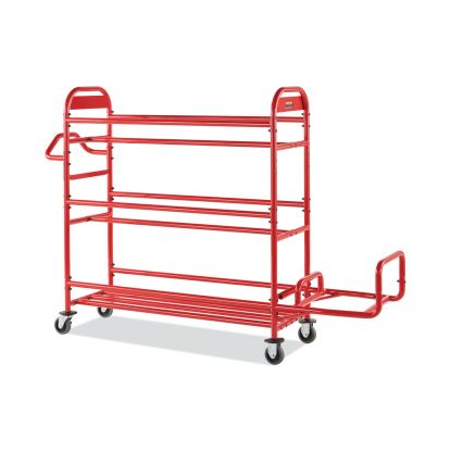 Tote Picking Cart Storage Bracket, For Use w/Rubbermaid Commercial Tote Picking Cart, Tubular Steel, 18.5 x 21.7 x 13.9, Red1