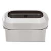 Refine Series Waste Receptacle, Rectangular Slim, 15 gal, Stainless Steel2