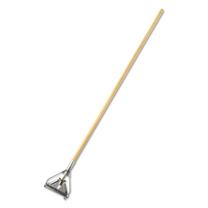 Invader Side-Gate Wet-Mop Handle, 1.13" dia x 60", Wood/Steel1