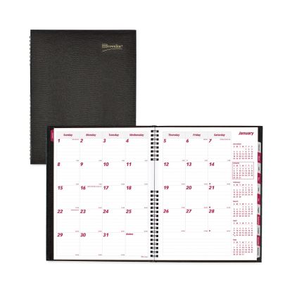 CoilPro 14-Month Ruled Monthly Planner, 11 x 8.5, Black Cover, 14-Month (Dec to Jan): 2022 to 20241