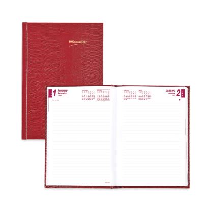Daily/Monthly Planner, 8.25 x 5.75, Red Cover, 12-Month (Jan to Dec): 20231