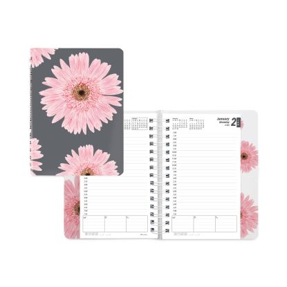 Pink Ribbon Essential Daily Appointment Book, Pink Ribbon Artwork, 8 x 5, Pink Cover, 12-Month (Jan to Dec): 20231