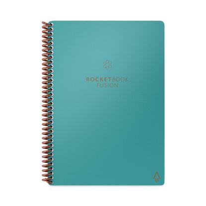 Fusion Smart Notebook, Seven Assorted Page Formats, Teal Cover, 8.8 x 6, 21 Sheets1