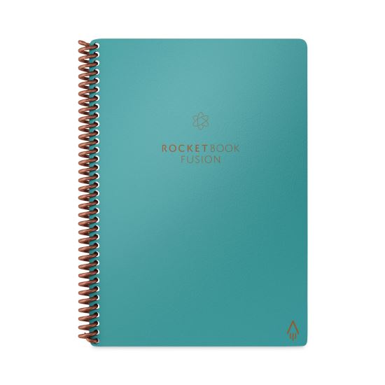 Fusion Smart Notebook, Seven Assorted Page Formats, Teal Cover, 8.8 x 6, 21 Sheets1