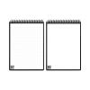 Flip Smart Notepad, Lined/Dot Grid Rule, 16 White 8.5 x 11 Sheets, Black Cover2