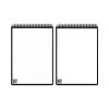 Flip Smart Notepad, Lined/Dot Grid Rule, 16 White 8.5 x 11 Sheets, Teal Cover2