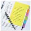 Index Sticky Notes, 6-Tab Sets, Note Ruled, 4" x 6", Assorted Colors, 60 Sheets/Set, 2 Sets/Pack2