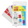 Removable Page Flags, Red/Blue/Green/Yellow/Purple, 100/Color, 500/Pack1