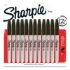 Fine Bullet Tip Permanent Marker, Black, Dozen2