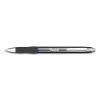 S-Gel Premium Metal Barrel Gel Pen, Retractable, Medium 0.7 mm, Blue Ink, Gun Metal Gray Barrel, Dozen2