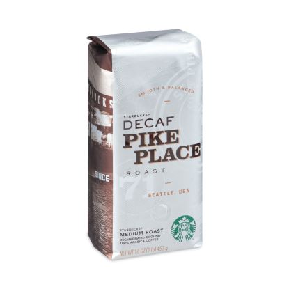 Coffee, Pike Place Decaf, 1 lb Bag, , 6/Carton1