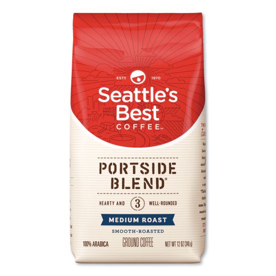 Port Side Blend Ground Coffee, Medium Roast, 12 oz Bag1