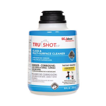 TruShot 2.0 Glass and Multisurface Cleaner, Clean Fresh Scent, 10 oz Cartridge, 4/Carton1