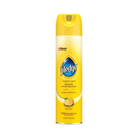 Furniture Polish, Lemon, 9.7 oz Aerosol Spray, 6/Carton1