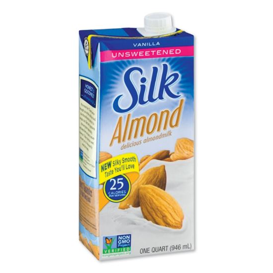 Almond Milk, Unsweetened Vanilla, 32 oz Aseptic Box1