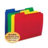 SuperTab Top Tab File Folders, 1/3-Cut Tabs: Assorted, Letter Size, 0.75" Expansion, Polypropylene, 12/Pack2