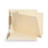 100% Recycled Manila End Tab Fastener Folders, 2 Fasteners, Legal Size, Manila Exterior, 50/Box2