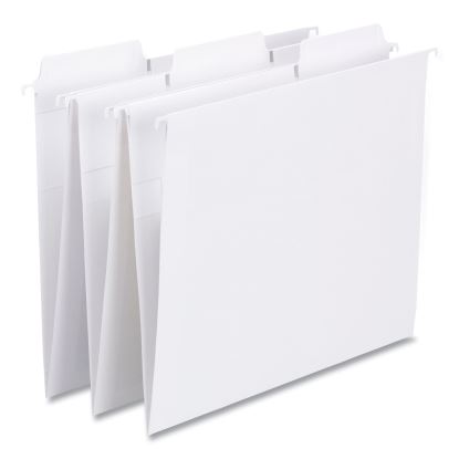 FasTab Hanging Folders, Letter Size, 1/3-Cut Tabs, White, 20/Box1