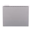 Colored Hanging File Folders with 1/5 Cut Tabs, Letter Size, 1/5-Cut Tabs, Gray, 25/Box1