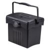 File Box with Organizer, Letter Files, 14" x 11.25" x 14.5", Black2