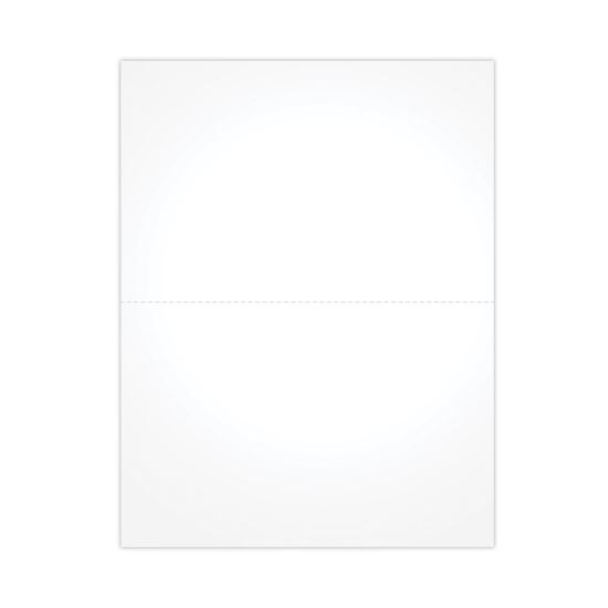 Blank Cut Sheets for W-2 Tax Forms, 2-Down Style, 8.5 x 11, White, 50/Pack1