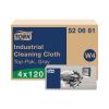 Industrial Cleaning Cloths, 1-Ply, 16.34 x 14, Gray, 120 Wipes/Pack, 4 Packs/Carton2