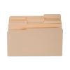 30% Recycled Top Tab File Folders, 1/3-Cut Tabs: Assorted, Legal Size, Manila, 24/Pack1