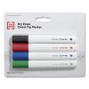 Dry Erase Marker, Tank-Style, Medium Chisel Tip, Assorted Colors, 4/Pack1