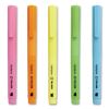 Pen Style Chisel Tip Highlighter, Assorted Ink Colors, Chisel Tip, Assorted Barrel Colors, 5/Pack1