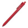 Quick Dry Gel Pen, Retractable, Medium 0.7 mm, Red Ink, Red Barrel, Dozen2