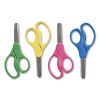 Kids' Blunt Tip Stainless Steel Safety Scissors, 5" Long, 2.05" Cut Length, Assorted Straight Handles, 24/Pack2